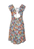 Rochie Vero Moda Vmjosi S/L Abk Tangerine Tango Josi Print