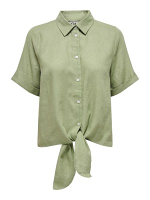 Camasa Dama Only Onltokyo panza Sl Knot Oil Green