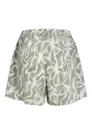 Pantaloni Scurti Dama Adpt Adptsms Phoebe Lily Pad Aop Green Print White Flower