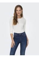 Bluza Dama Jacqueline De Young Jdysuma Wool O-Neck Cloud Dancer