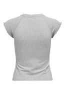 Tricou Dama Only Onlarea Light Grey Melange