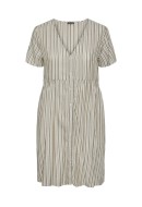 Rochie Pieces Pcalvina Laurel Oak Stripes Cloud Dancer