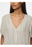 Rochie Pieces Pcalvina Laurel Oak Stripes Cloud Dancer