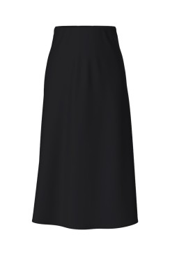 Fusta Pieces Pcfranan Hw Midi Black