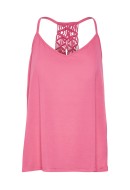 Women Top Vero Moda Curve Vmclotte Singlet Raspberry Sorbet
