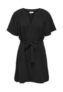 Dress Jacheline De Young Jdydivya Life V-Neck Black