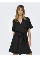Dress Jacheline De Young Jdydivya Life V-Neck Black