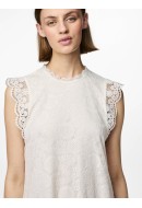 Rochie Pieces Pcolline Lace Cloud Dancer