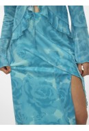 Fusta Somethingnew Sncoco Mr Ruffle Maxi Ceramic/Coco Print