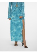 Fusta Somethingnew Sncoco Mr Ruffle Maxi Ceramic/Coco Print