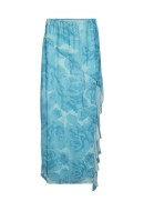 Fusta Somethingnew Sncoco Mr Ruffle Maxi Ceramic/Coco Print