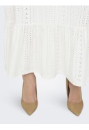 Dress Jacheline De Young Jdycathinka Long Cloud Dancer Pattern Flora