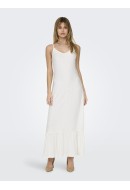 Dress Jacheline De Young Jdycathinka Long Cloud Dancer Pattern Flora