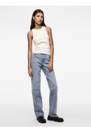 Blugi Dama Pieces Pckelly Hw Straight Lb302 Light Blue Denim