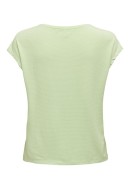 Women T-shirt Only Onlnew Carol Glitter Patina Green
