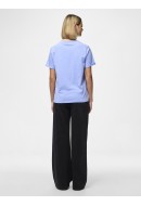 Women T-shirt Pieces Pcria Fold Up Solid Hydrangea