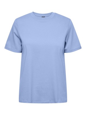 Women T-shirt Pieces Pcria Fold Up Solid Hydrangea