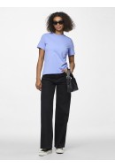 Women T-shirt Pieces Pcria Solid Hidrangea