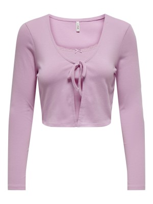 Cardigan Dama Only Onlmegan Pastel Lavander
