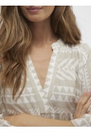 Tunica Dama Vero Moda Vmdicthe 3/4 Silver Lining /Ibiza Snow