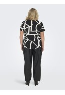 Women Blouse Only Carmakoma Carvica Jrs Black/Maritime