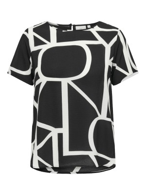Women Blouse Only Carmakoma Carvica Jrs Black/Maritime