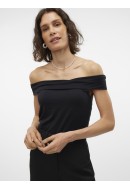 Women Top Vero Moda Vmkenzi Ficna Off Sholder Black