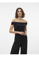 Women Top Vero Moda Vmkenzi Ficna Off Sholder Black
