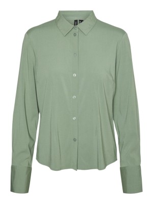 Camasa Dama Vero Moda Vmbella Fitted Hedge Green