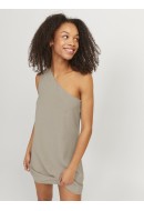 Dress Jjxx Jxanika One Shoulder Feather Gray
