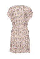 Rochie Only Onlelma Cap Sleeve Life Cloud Dancer Sofie Pink Yellow Flower