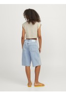 Women T-shirt Jjxx Jxzoe Sl Rlx Short Feather Gray