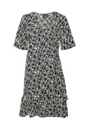 Rochie Vero Moda Vmpage Wrap Short Black Ofelia