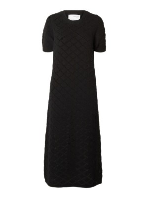 Rochie Selected Slfvinna Long Knit Black