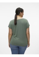 Women T-shirt Vero Moda Curve Vmfilli V-Neck Laurel Wreath