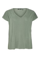 Women T-shirt Vero Moda Curve Vmfilli V-Neck Laurel Wreath
