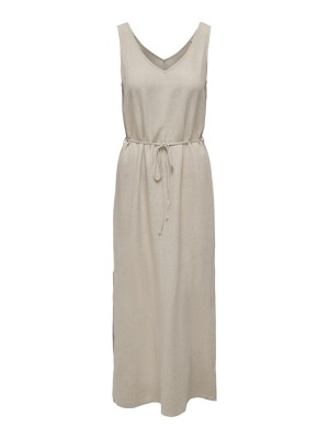 Dress Jacheline De Young Jdysay Maxi Tie Oatmeal