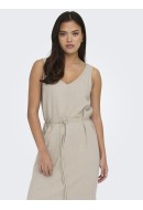 Dress Jacheline De Young Jdysay Maxi Tie Oatmeal