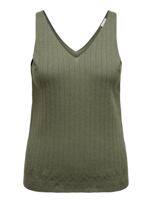 Maieu Dama Only Carmakoma Carmaisa Life V-Neck Kalamata
