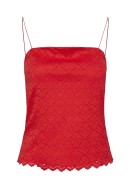 Women Top Pieces Pckatalina Strap Poppy Red