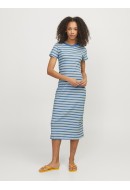 Rochie Jjxx Jxdagmar Tight Mid Silver Lake Blue Stripes Vanilla Ice /Artic Ice /Fair