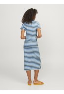 Rochie Jjxx Jxdagmar Tight Mid Silver Lake Blue Stripes Vanilla Ice /Artic Ice /Fair