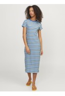 Rochie Jjxx Jxdagmar Tight Mid Silver Lake Blue Stripes Vanilla Ice /Artic Ice /Fair