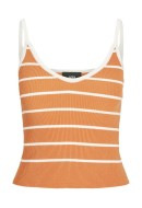 Maieu Dama Jjxx Jxesther Tight Tangerine Stripes Vanilla Ice
