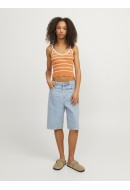 Maieu Dama Jjxx Jxesther Tight Tangerine Stripes Vanilla Ice