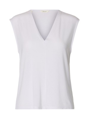 Maieu Dama Selected Slfberta Bellis V-Neck Bright White