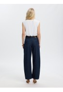 Maieu Dama Selected Slfberta Bellis V-Neck Bright White