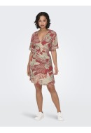 Rochie Only Onlpalina Life 2/4 Wrap Baked Apple /Lovely Pal