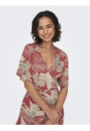 Rochie Only Onlpalina Life 2/4 Wrap Baked Apple /Lovely Pal