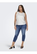 Maieu Dama Only Carmakoma Carsol Glitter Rib Silver Detail Coated